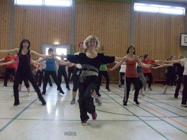 Nach fast 3 Stunden üben  - Zumba  ...