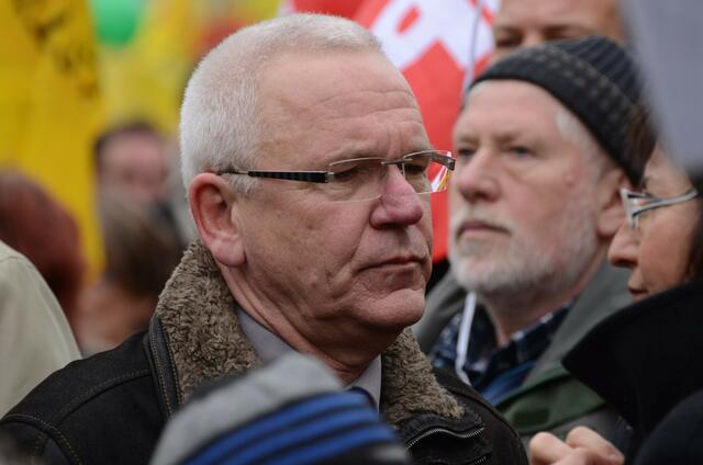 anti-atom-demo zum jahrestag von Fukushima, Hannover, 11.märz 2012    11  Andreas Gehrke, DGB-chef Niedersachsen