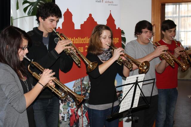 Die Musikschule Aichach gab Kostproben ihres Könnens