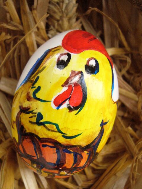 Brütendes Huhn