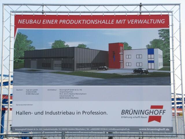 Neubau im Gewerbegebiet "An den drei Hasen" (5.11.2011)