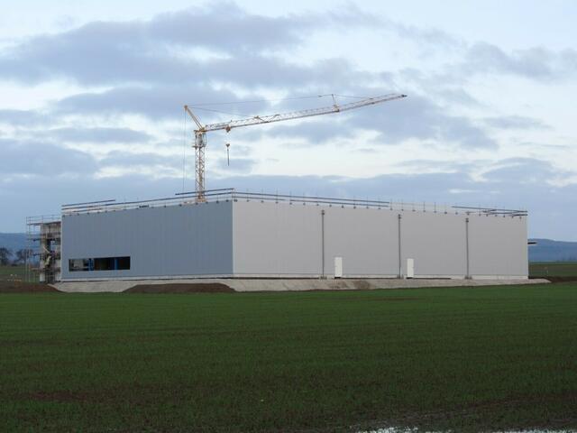 Neubau im Gewerbegebiet "An den drei Hasen" (17.12.2011)