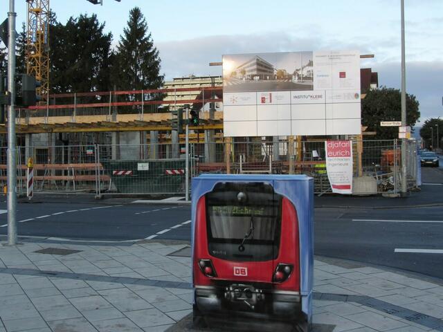 Bau eines Ärztehauses gegenüber vom Bahnhof (17.12.2011)