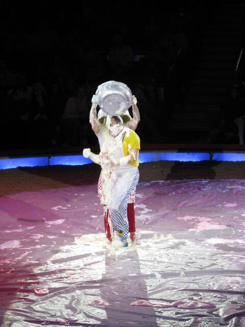 Clowns mit lustigen Einlagen