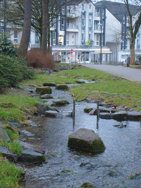 Künstlich  Reallisierter Bachlauf...