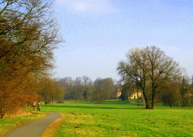 Ilmradweg von Kromsdorf nach Tiefurt.