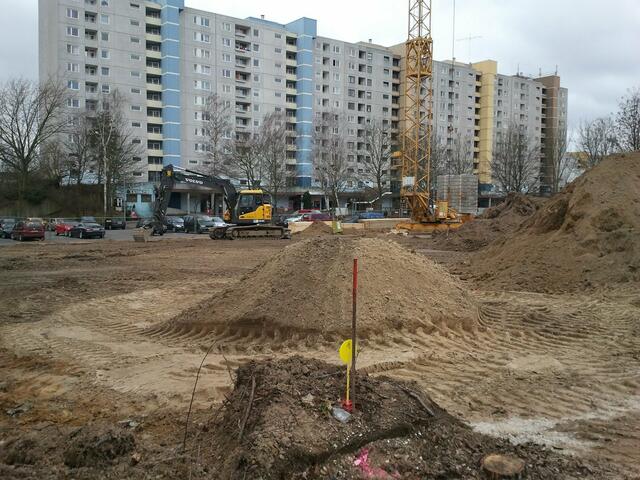 11.03.2012 / Markierungen werden gesetzt ....