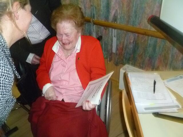 Ludwiga Wiesenthal hält seit 70 Jahren dem TSV die Treue