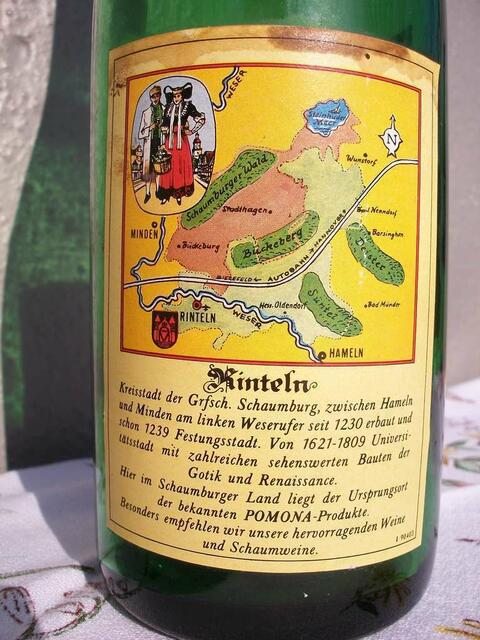 Schon damals Werbeträger für Rinteln