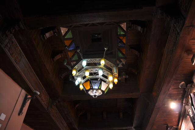 Deckenbeleuchtung - schummrig orientalisch