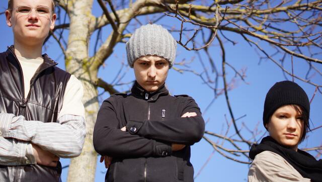 Die Räuberbande mit finsterem Blick. | Foto: Ufuk Calisici