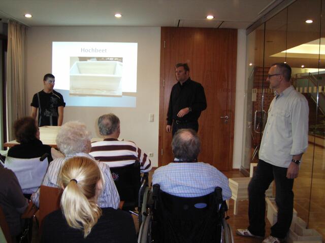 Der Leiter des Seniorenheims, Holger Repenning, bedankte sich für die vielfältigen Vorschläge.