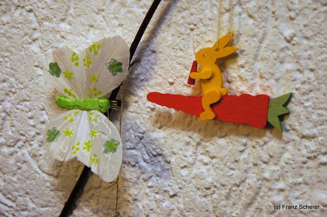 Weckt Erinnerungen und macht Freude auf den Frühling: Der Osterstrauß - Achtung, Gegenverkehr!