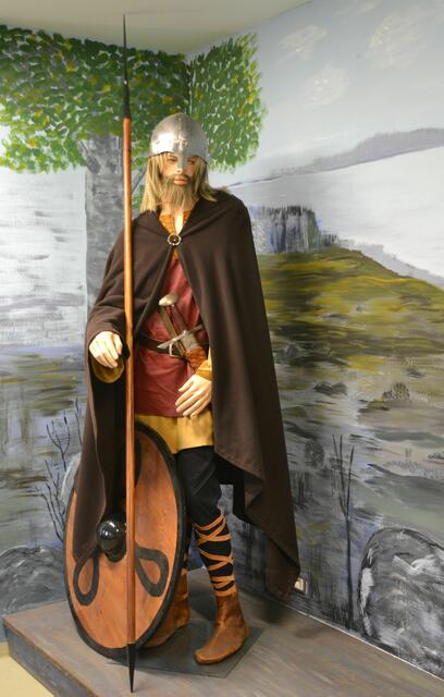 Slawenkrieger im Museum für Regionalgeschichte in Pönitz (©Katja Woidtke)