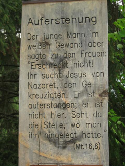 Jesus ist wahrhaftig auferstanden ! Jesus, Gottes Liebe - Durchbruch zum Leben.