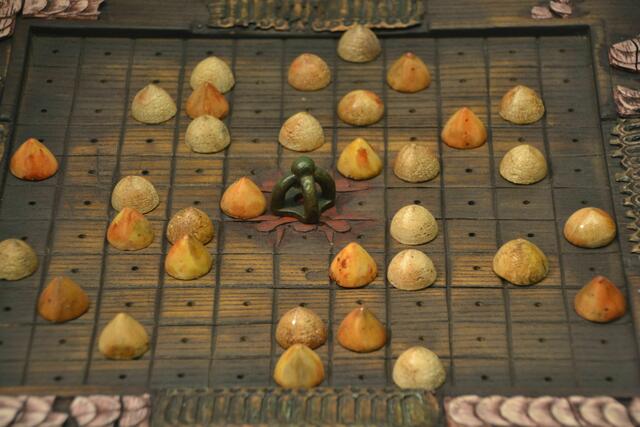 Brettspiel "hnefatafl" im Oldenburger Wallmuseum (©Katja Woidtke)