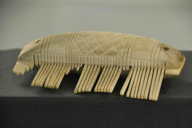 Kamm aus der Slawenzeit im Museum für Regionalgeschichte in Pönitz (©Katja Woidtke)