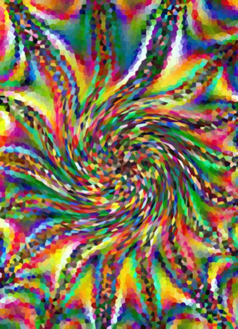 Urformhaft-Kristallines spiralisiert .. Kunst zu ars poesia evolutoria werner hahn.