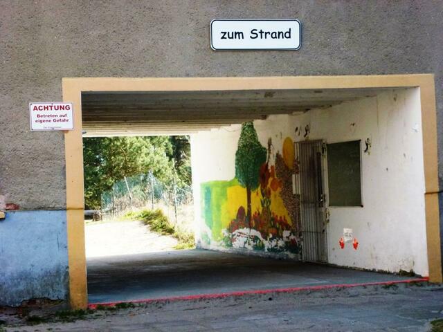 Endlich der Weg zum Strand