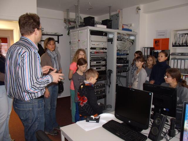 Besuch in der Technik