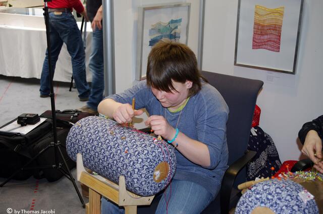 Nicole ist ganz konzentriert...