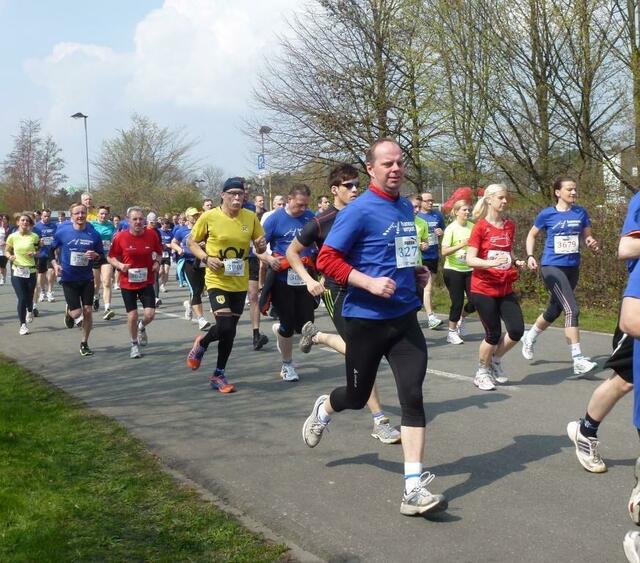 Und hier startet die Gruppe "Puma-Run"