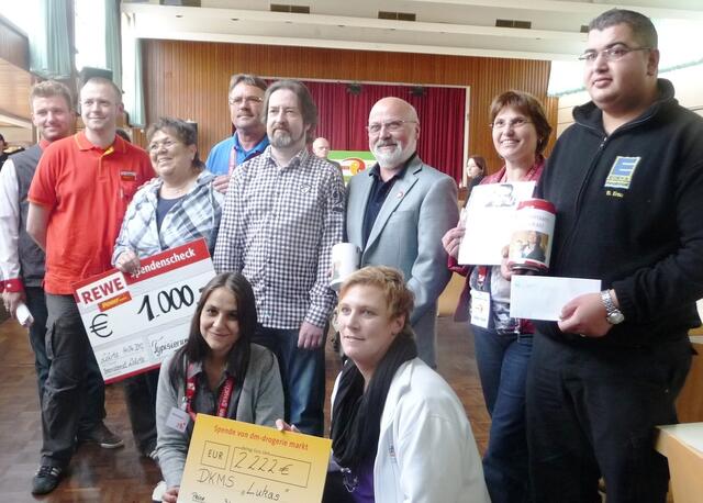 Dank an alle Unternehmen die für die Typisierungsaktion gespendet haben