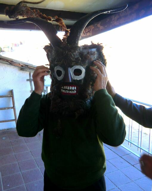 "Das Böse" in Palazuela de los Cuevas am Aliste