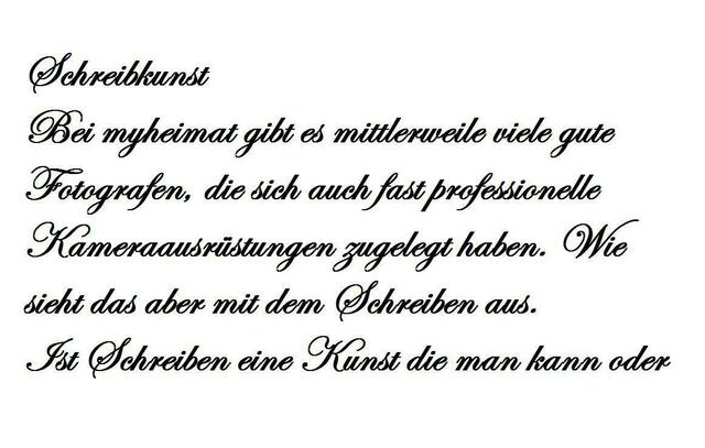 Schreibkunst