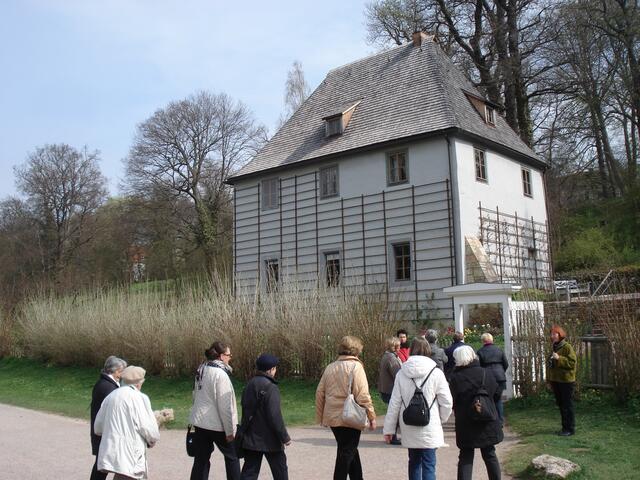 auf ins Gartenhaus von Goethe