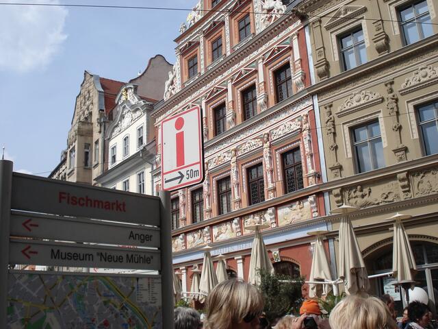 Hausfassaden am Fischermarkt ....