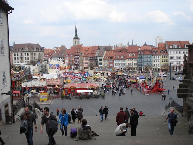 Blick von der Domtreppe