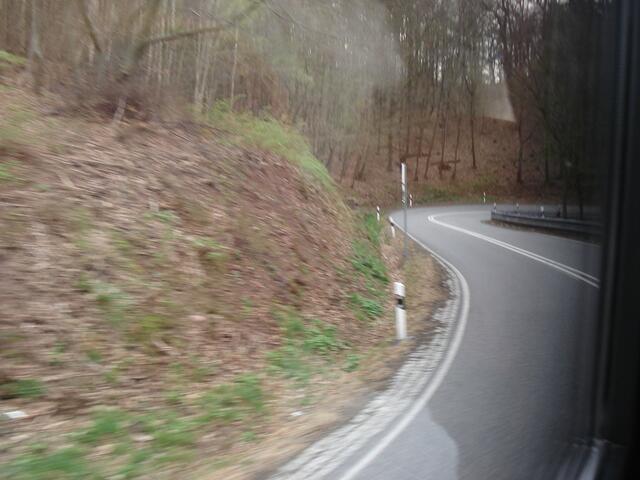 Rückfahrt über das Kyffhäuser-Gebirge