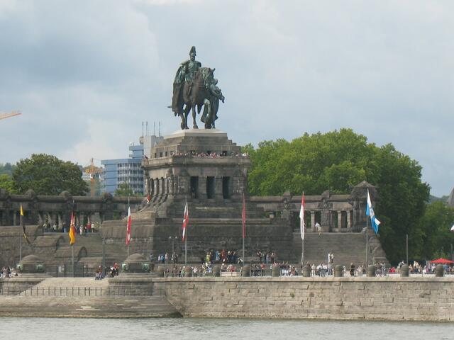 Deutsches Eck, in Koblenz