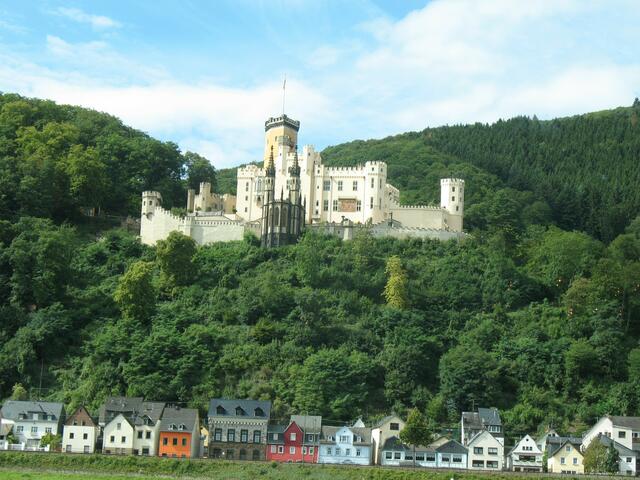 Schloss Stolzenfels, Schinkel-Bau. Koblenz Stadtteil Stolzenfels.