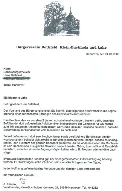 Die Zusammenarbeit mit dem Bezirksrat war stets gut.