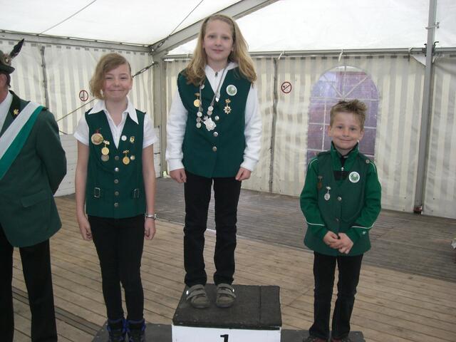 1. Tell Vanessa Scholz, Tellkönigin Sophie Rohde, 2.Tell Jan Rohde
