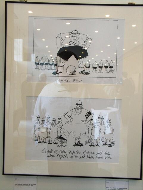 Auszug aus der Ausstellung in der unteren Wandelhalle