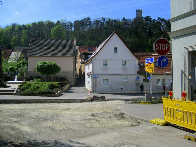 Abzweig Richtung Marienthal und Braunsroda.