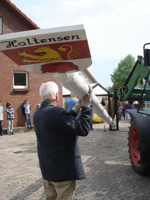 Jetzt wird er ein wenig angehoben