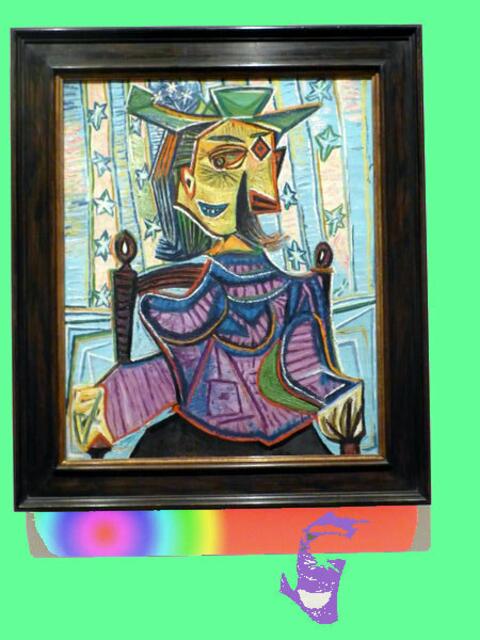 Dora Maar (1907-1997). DORA MAAR PP 1939 - Es sind 75 Jahre plus 2 seit Guernica vergangen. werner hahn besucht Dora in NYC Dezember 2011.