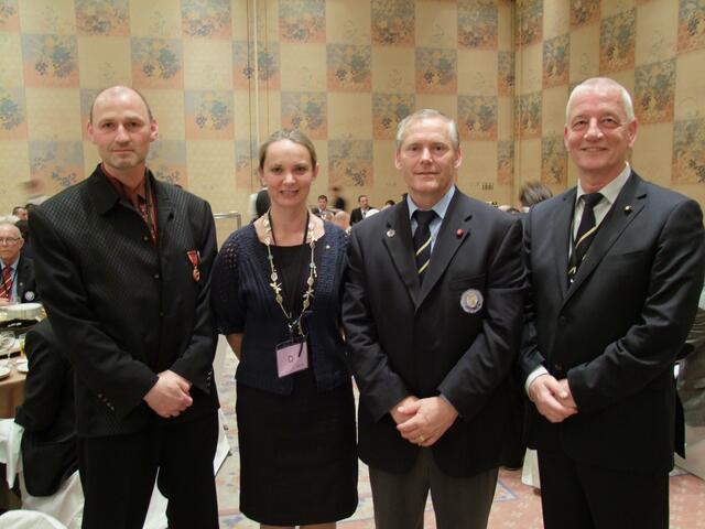 W. Wimmer, Beate Brauer, Hanshi Ken Tallack (Kanada), Michael Brauer