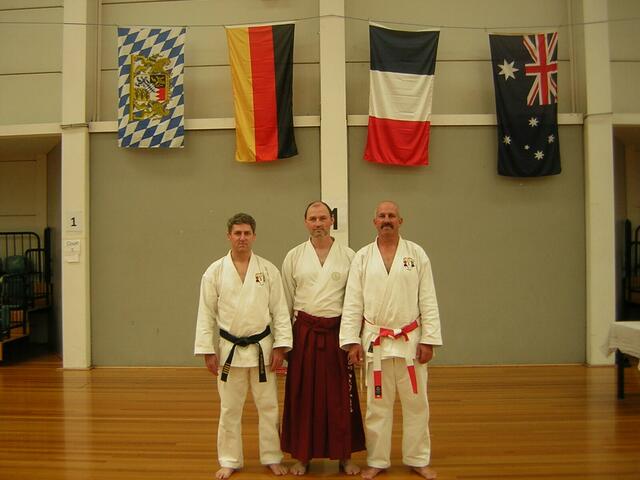 mit Soke Varvello in Australien