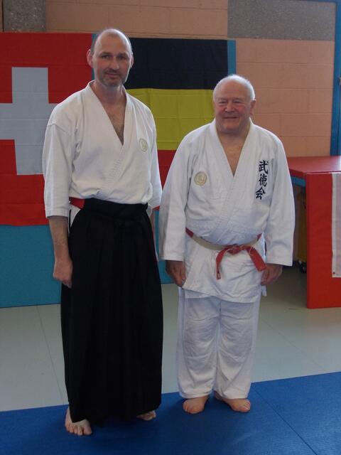 mit Yves Rammeckers, 9. DAN Judo aus Belgien