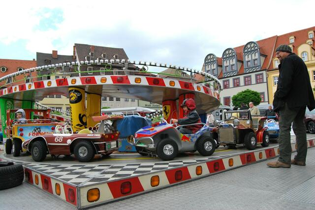 Rummel auf dem Markt.