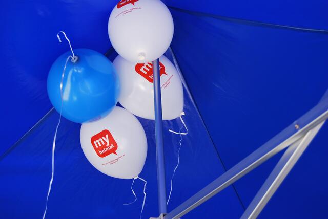 Sehr begehrt: Ballons am Tageblatt/MZ-Stand