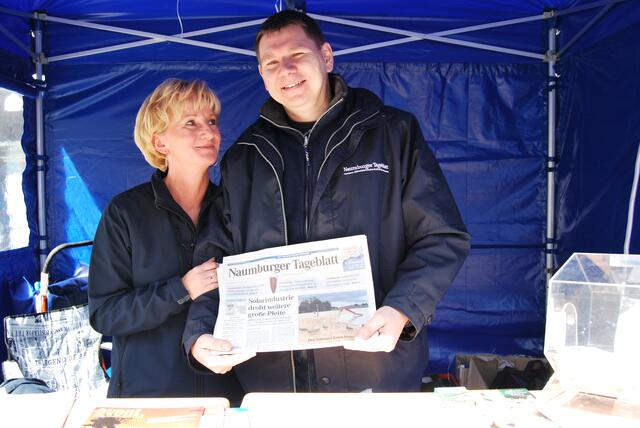 Freundliches Duo: Tageblatt/MZ-Mitarbeiter Bärbel Kielas und Matthias Weinhold