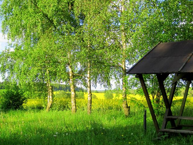 Am Startpunkt des Hasselbach-Radweges singt im Mai eine Nachtigall.