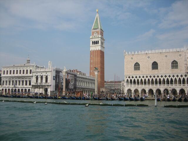 Markusplatz vom Boot gesehen