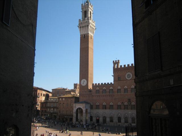 Marktplatz in Siena